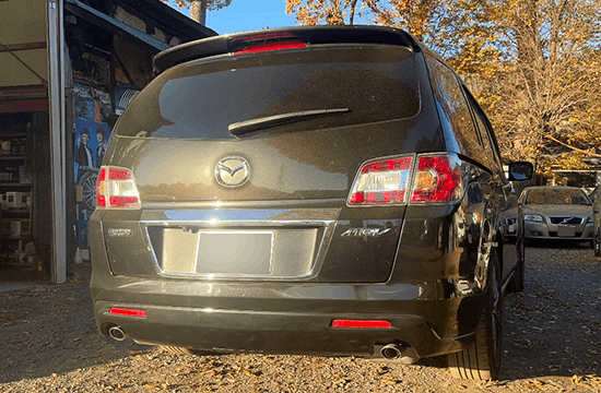 マツダ MPV 左リアフェンダーへこみ修理