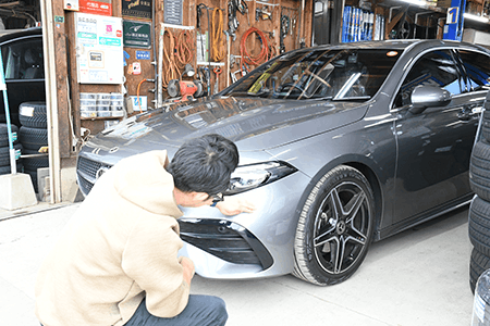 練馬区の板金修理工場